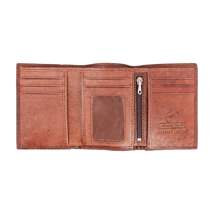 Genuine Kangaroo Leather Wallet Double Fold