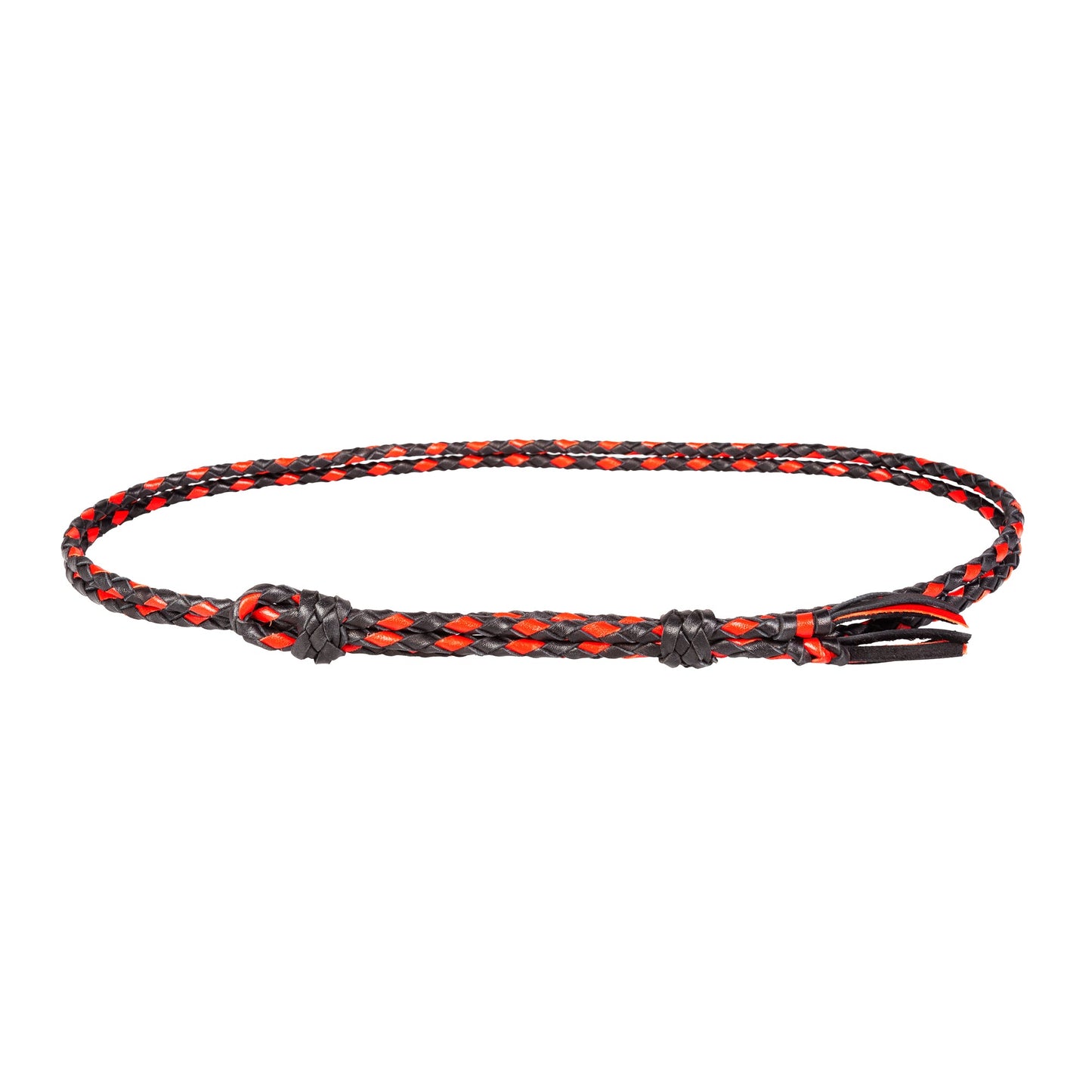 1 Red/3 Black Pattern Genuine Australian Kangaroo Leather Hand Crafted in Brisbane, Australia Fully Adjustable sliders, One Size Fits All! Fully Utilises traditional Australian plaiting technique