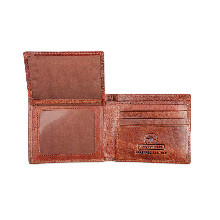 Genuine Kangaroo Leather Wallet Single Fold