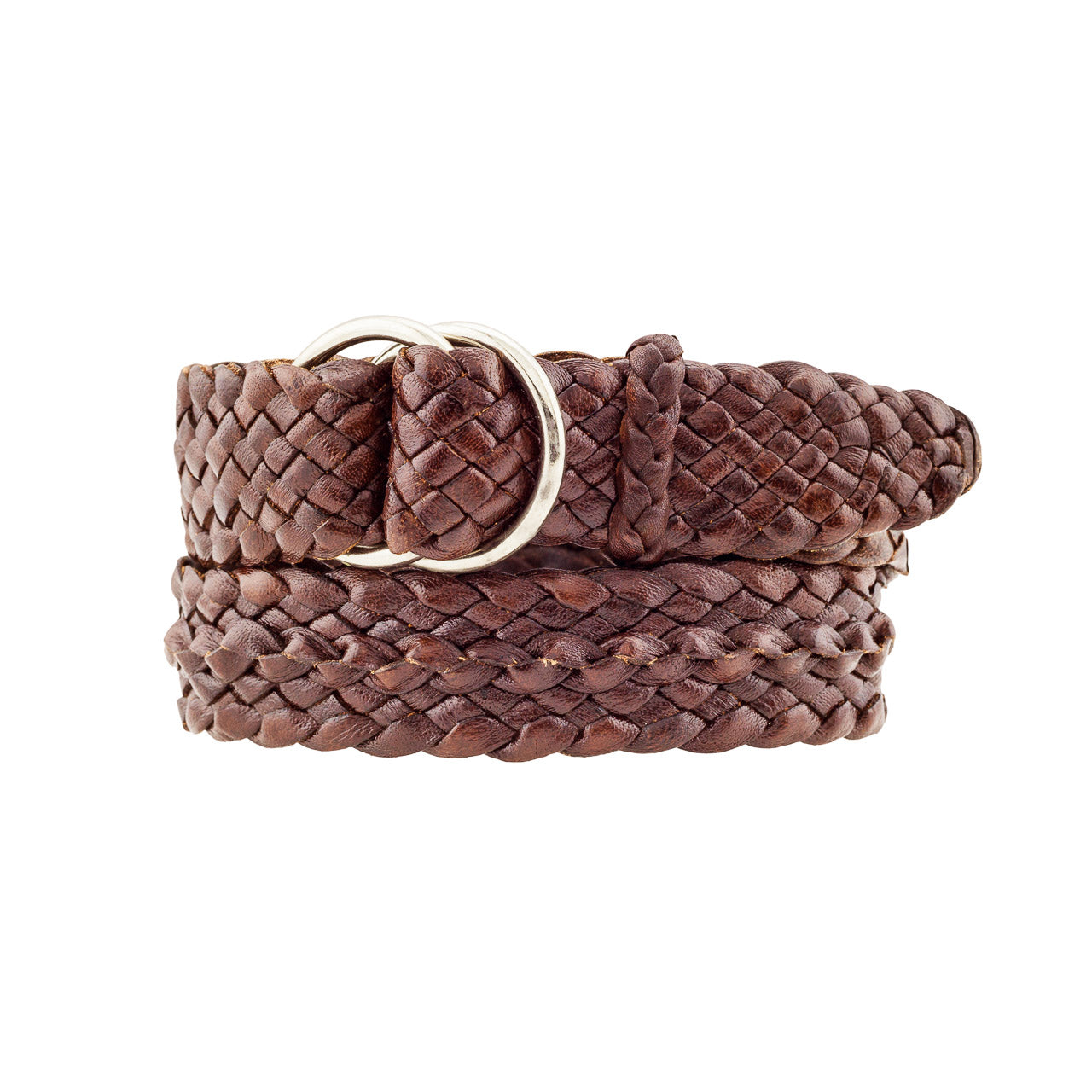 Croc Ridge Kangaroo Plaited Mens Ring Belt - 35mm (1 3⁄8") Wide