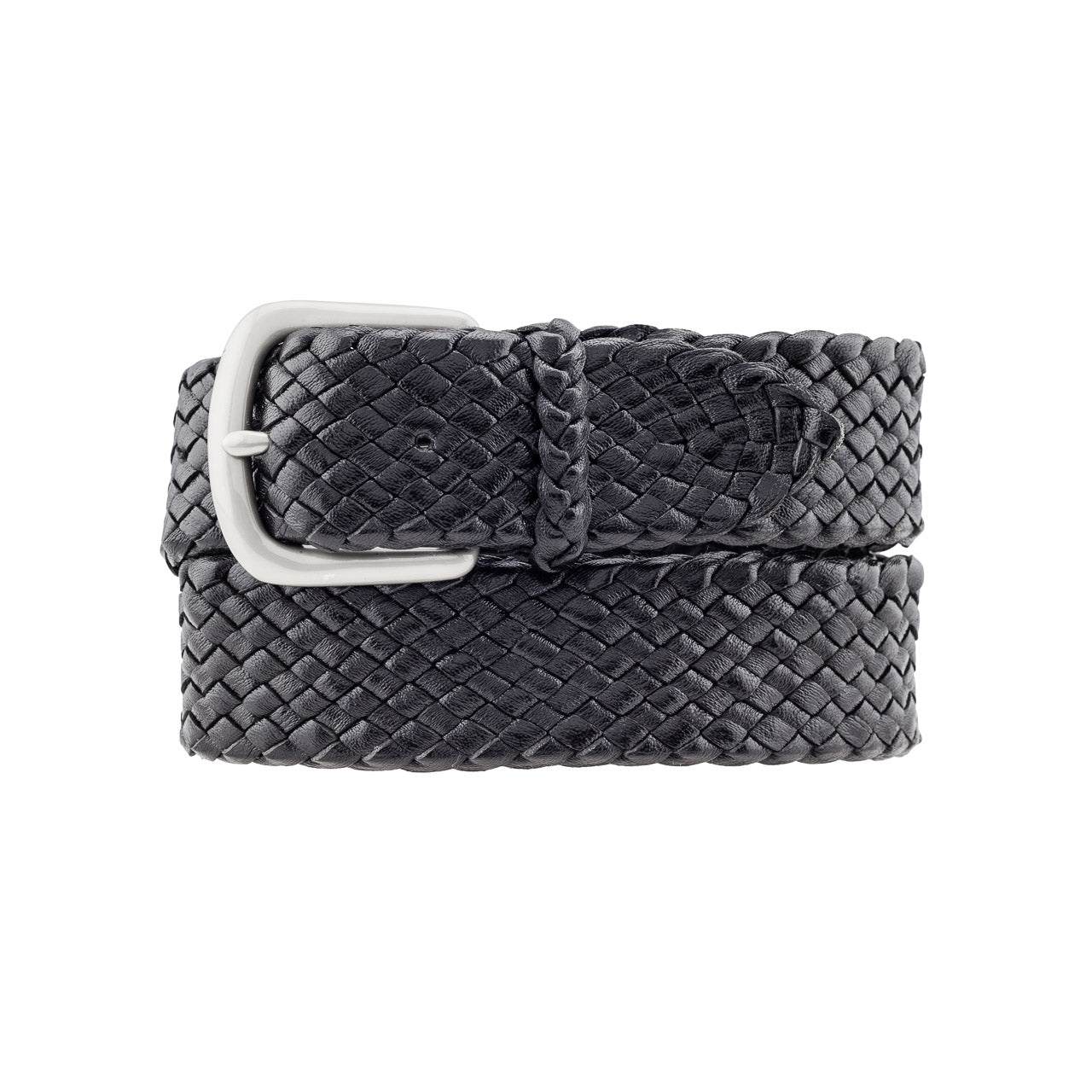 Drover Kangaroo Plaited Mens Buckle Belt - 32mm (1 17/64") Wide
