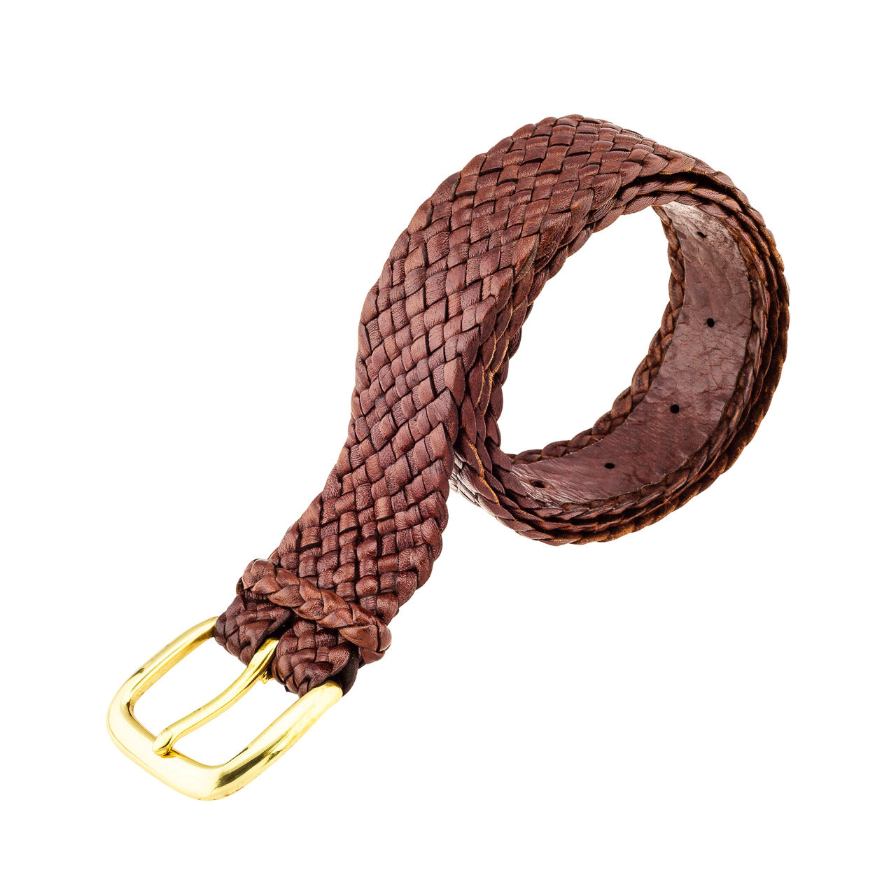 Drover Kangaroo Plaited Mens Buckle Belt - 32mm (1 17/64") Wide