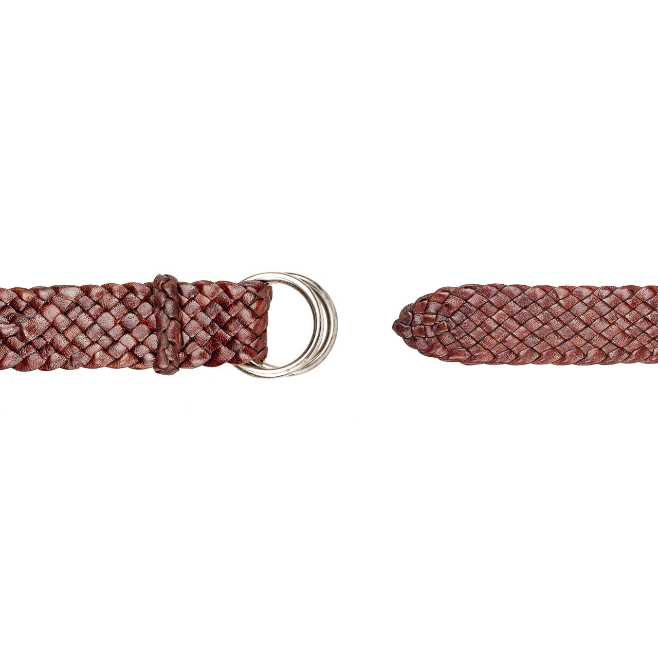 Croc Ridge Kangaroo Plaited Mens Ring Belt - 35mm (1 3⁄8") Wide