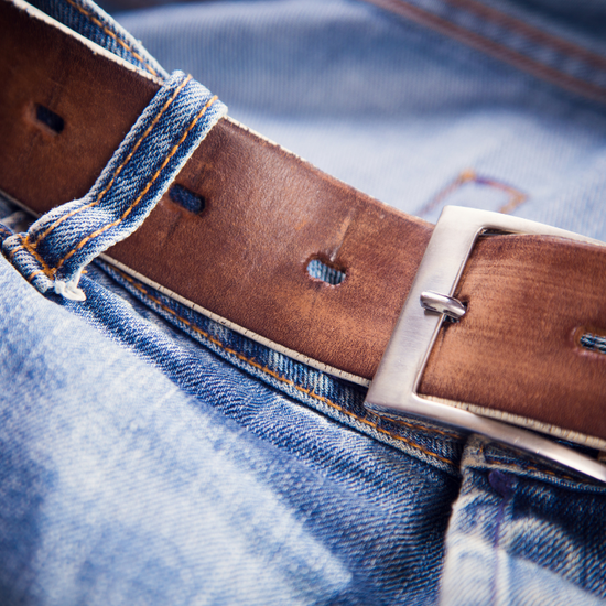 Take your current belt (ensure it fits comfortably).