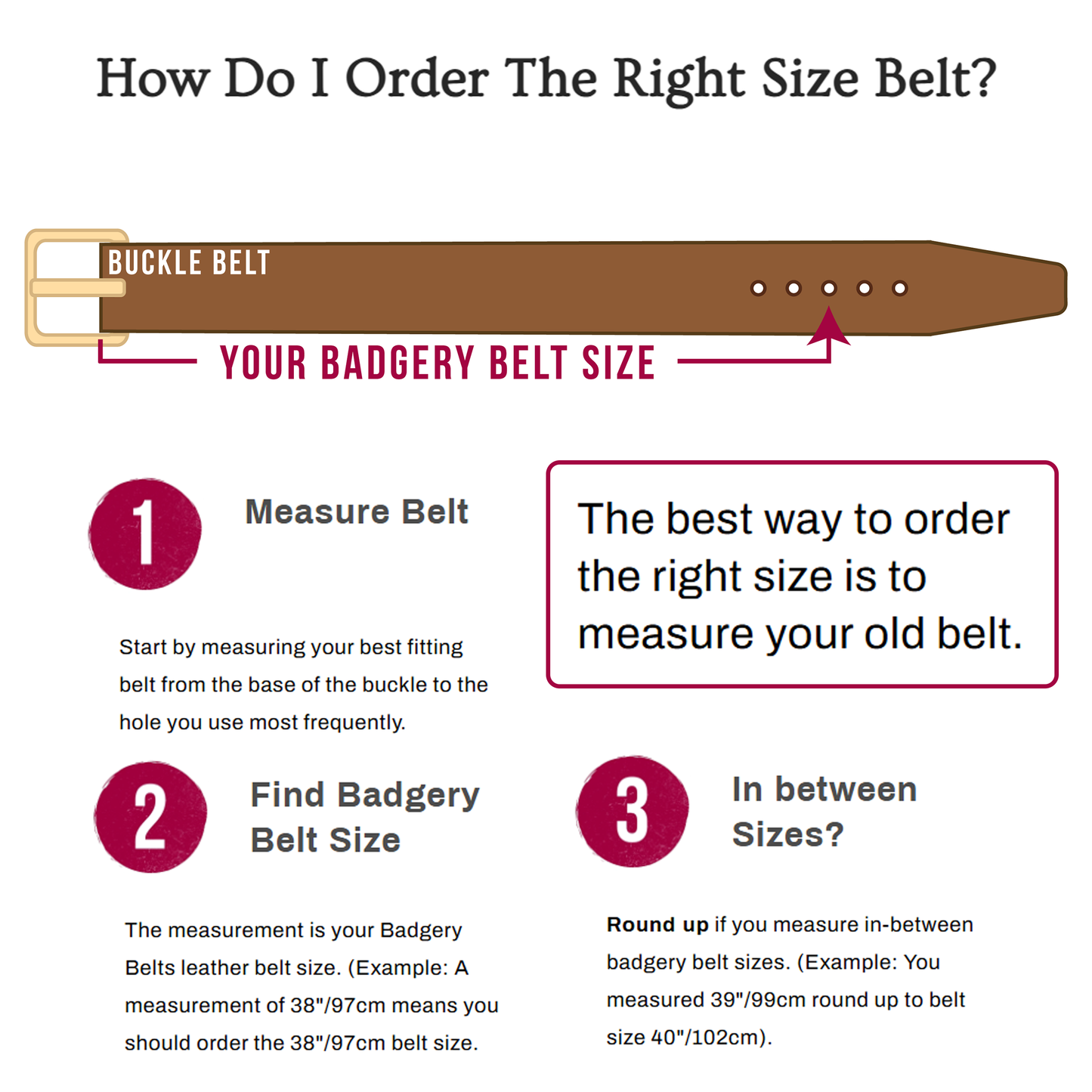 The Alice - Kangaroo Plaited Ladies Leather Buckle Belt - 38mm (1 ½") Wide