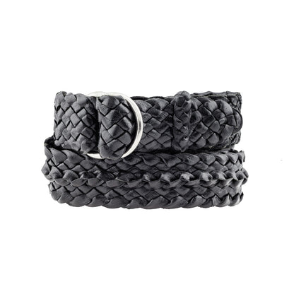 Croc Ridge Kangaroo Plaited Mens Ring Belt - 35mm (1 3⁄8") Wide