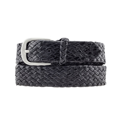 Monash Kangaroo Plaited Mens Buckle Belt - 30mm (1 3/16") Wide