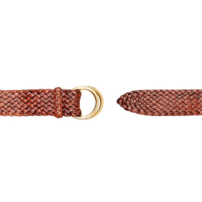 Longreach Kangaroo Plaited Mens Ring Belt - 35mm (1 3⁄8") Wide