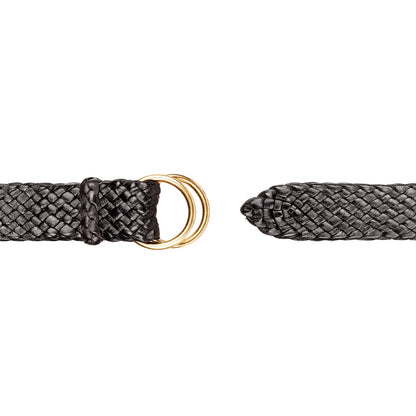 Longreach Kangaroo Plaited Mens Ring Belt - 35mm (1 3⁄8") Wide