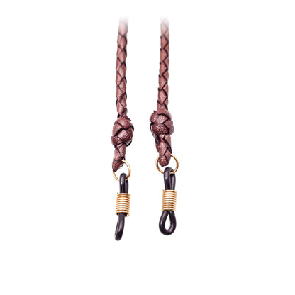 Spectacle Cord - Round Braided Kangaroo Leather