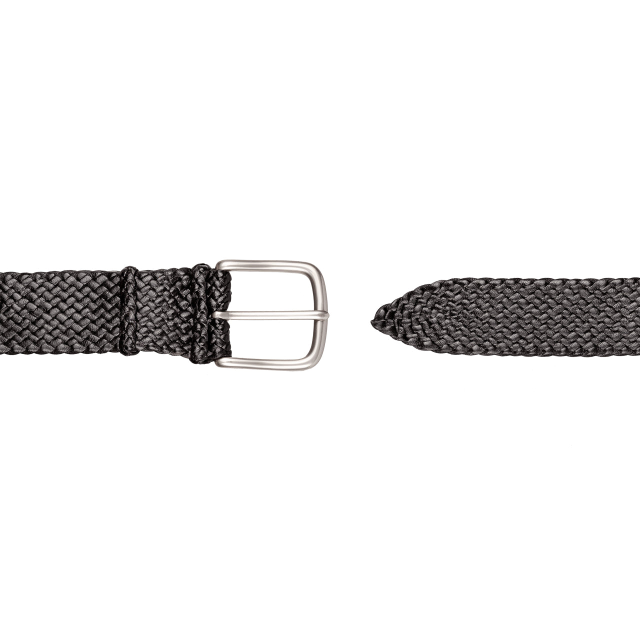 Black Mens Eureka Belt: Goldmine of style and durability. Classic, 16 strands of Kangaroo, plaited in Brisbane. Refined outback feel. Available in Black or Tan.