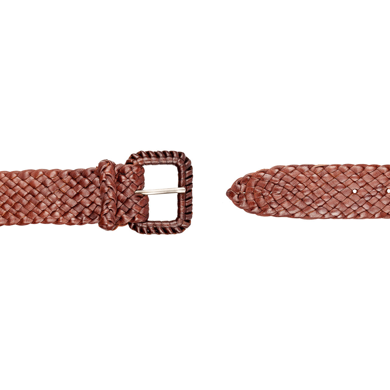 Tan Ladies Jackaroo: hardworking, belt. Contemporary, perfect for any outfit. 12 strands Kangaroo Leather, hand-plaited in Brisbane. Durable, supple, stylish. 