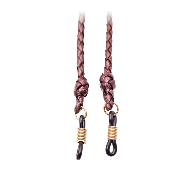 Spectacle Cord - Braided Kangaroo Leather