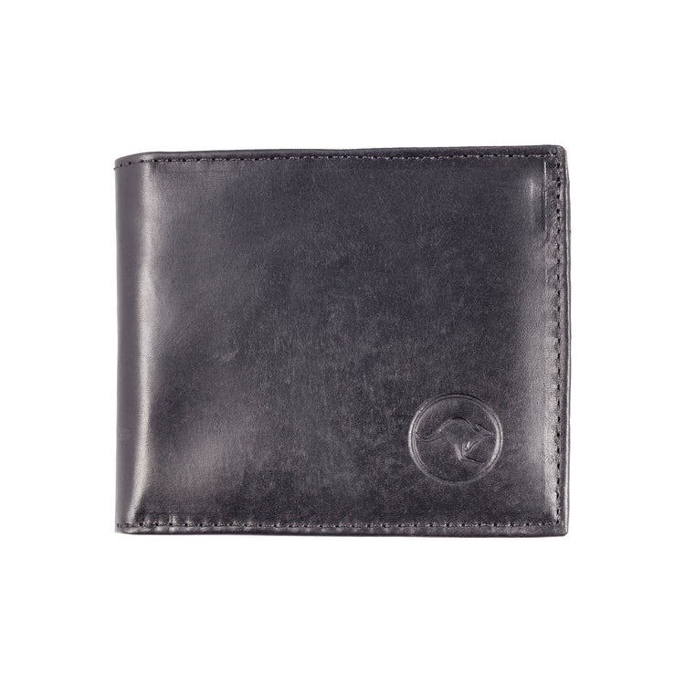 Single Fold Badgery Belts Premium Kangaroom Leather Wallet